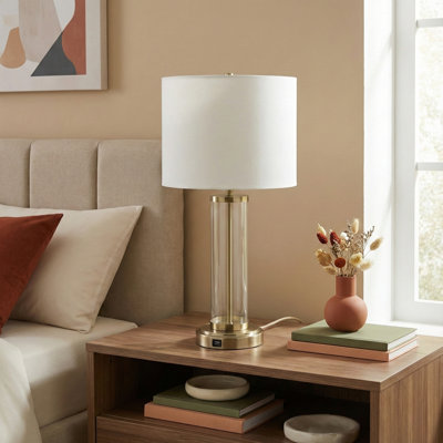 Brushed Nickel Table Lamp