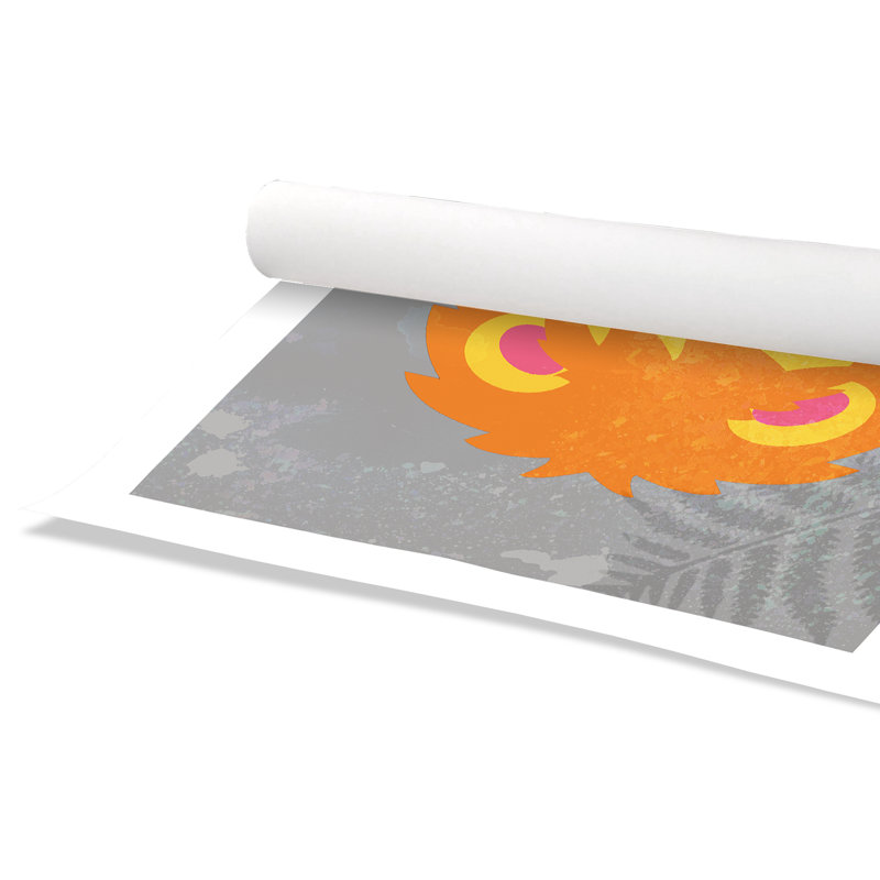 Impression sur papier Lion Way, H 36 po x l 24 po x P 1 po, Papier
