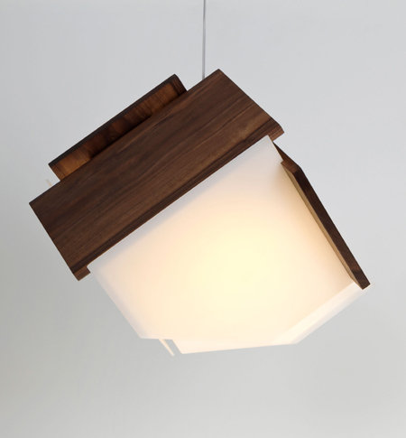Mica L 1 - Light Pendant, Walnut