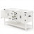 Chimira 60" Farmhouse Storage Bathroom Vanity with Double Sink, White-2039664944-2039664951-2039664960