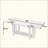 Rustic Extendable Dining Table, Trestle Kitchen Table With Two 12'' Removable Leaf-1973639457