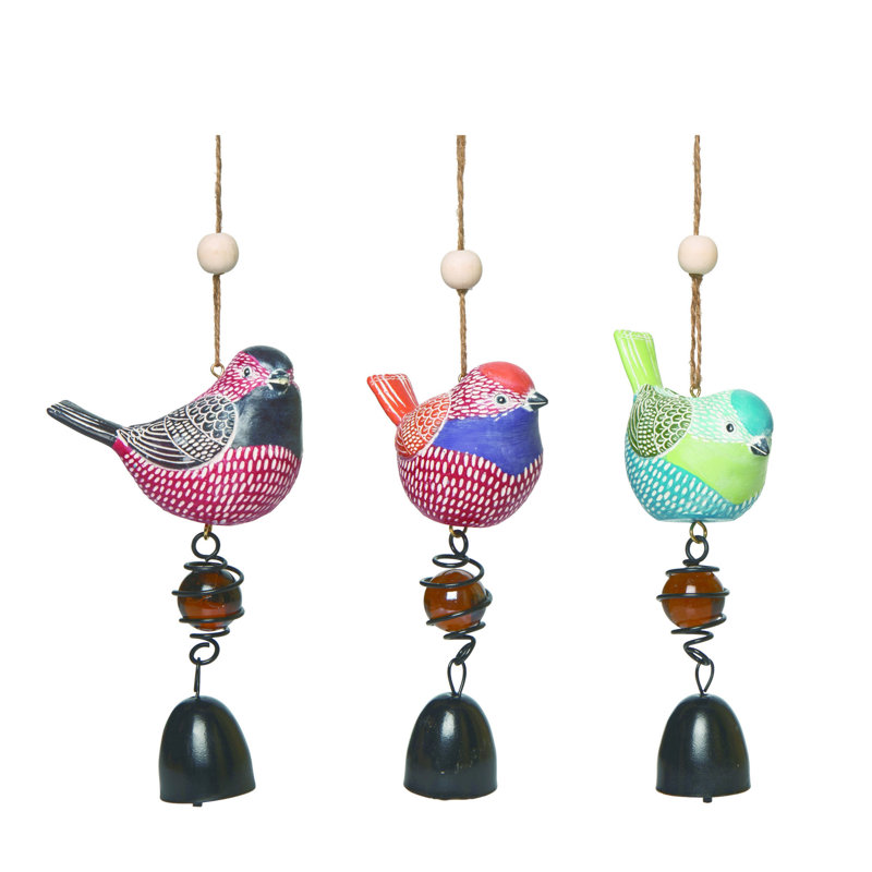  Ensemble de 3 clochettes en résine