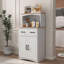 Armoire de cuisine en bois avec garde-manger et micro-ondes avec tiroir de rangement