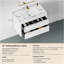 Meuble-lavabo mural 36 po avec lavabo, meuble de rangement flottant pour salle de bain avec comptoir en résine de pierre et tiroirs à fermeture en douceur, blanc brillant-354461662-354461603