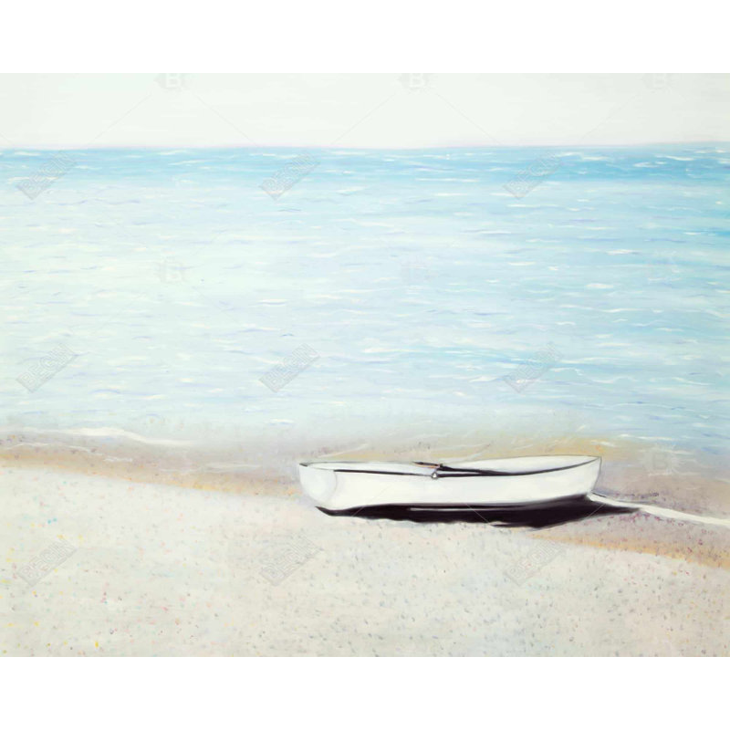 "Le long de la mer" sur toile