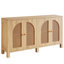 Buffet 59 po en rotin 59 po avec 4 portes
