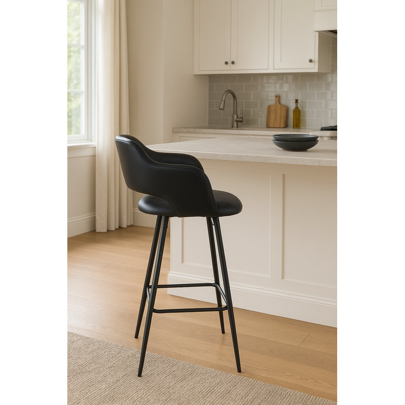 Tabouret de comptoir Lake Shore (ensemble de 2), Noir