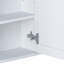 Armoire de rangement murale de salle de bain avec miroir, armoire à pharmacie avec tablette en bois réglable et portes, armoires de rangement montées avec 6 tablettes ouvertes-882272008