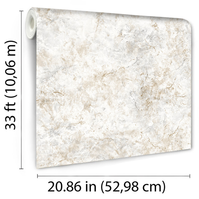 Papier peint luxueux en marbre, Beige