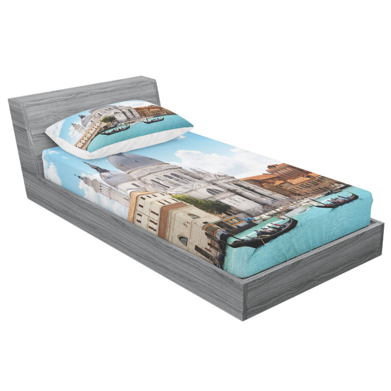 Microfiber Sheet Set, Twin XL Sheet Set with Fitted Sheet