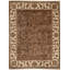 Trinity Hand-Knotted High-Quality Brown and Ivory Area Rug
