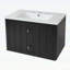Meuble-lavabo flottant moderne avec tiroirs à fermeture en douceur, lavabo en céramique-800523397