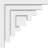2"W x 12"D x 12"H Standard Landon Architectural Grade PVC Bracket-41421997