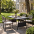 Ensemble de table de salle à manger toutes saisons, table et chaises d'extérieur pour le jardin et la cour