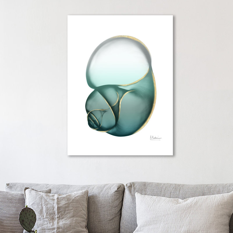 Shimmering Snail - Wrapped Canvas Print, 41 cm H x 30 cm W