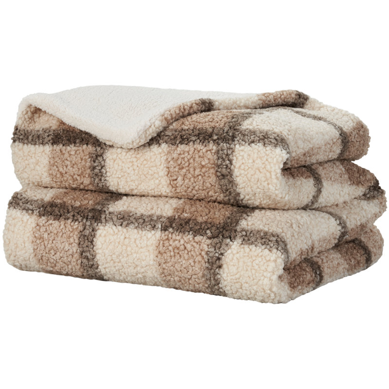 Plain Weave / Muslin Throw Blanket, Brown