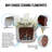 4 Pieces Ceramic Flowerpot, Modern Planter For Patio, Garden Or Windowsills-1743998729