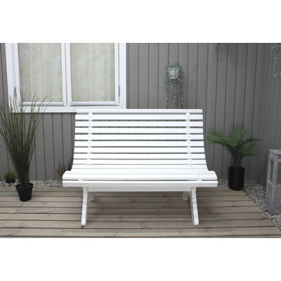Oluna Solid Wood Pine Outdoor Bench