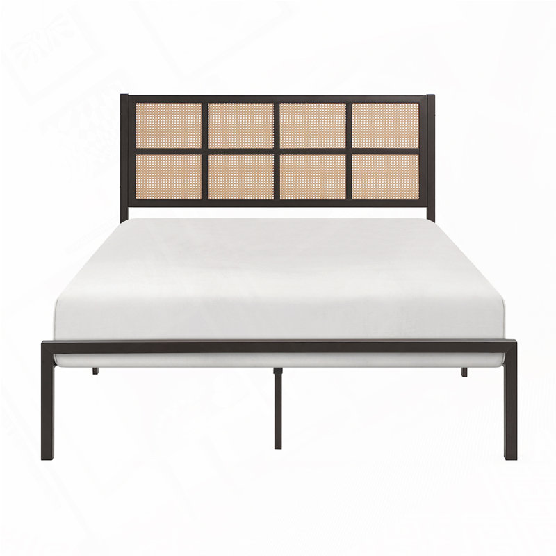 Lit plateforme en métal, Bronze, Grand