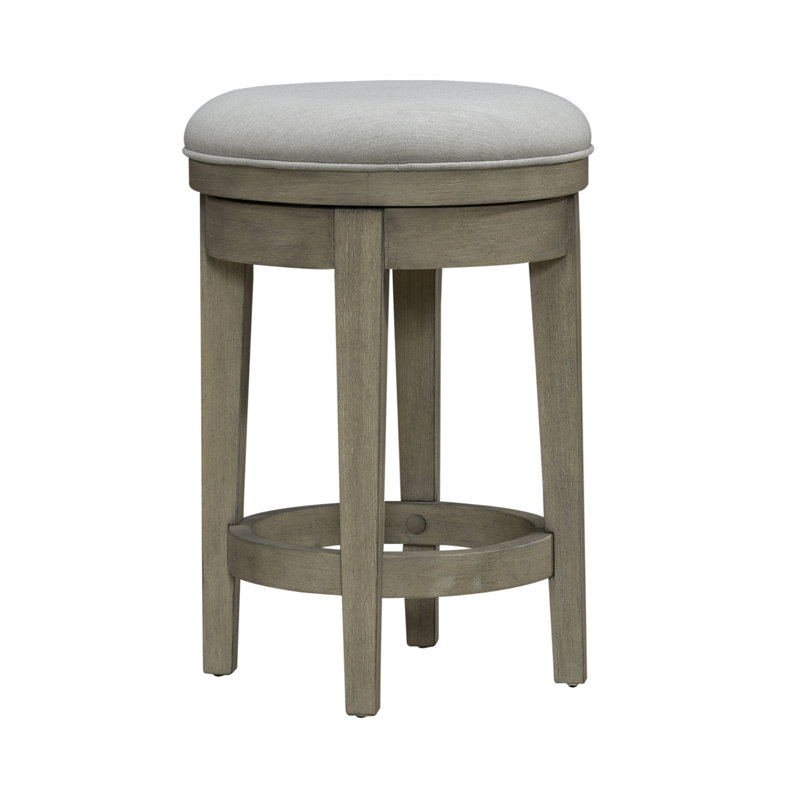 Chantee Upholstered Swivel Console Stool
