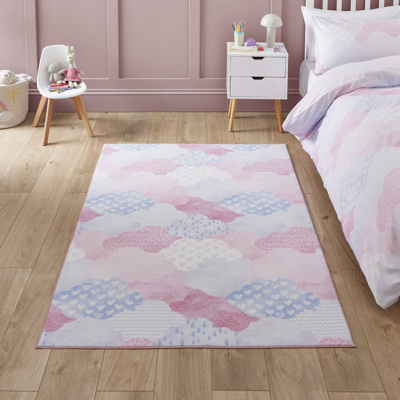CL Kids - Soft As A Cloud Pink - 080 x 150, Rectangle 120 x 170 cm