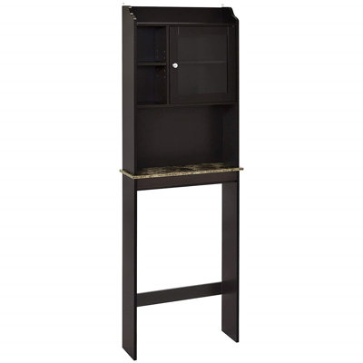 Modern Over The Toilet Space Saver Organization Wood Storage Cabinet For Home