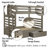 Huseman Kids Twin Over Twin Bunk Bed-2094913779