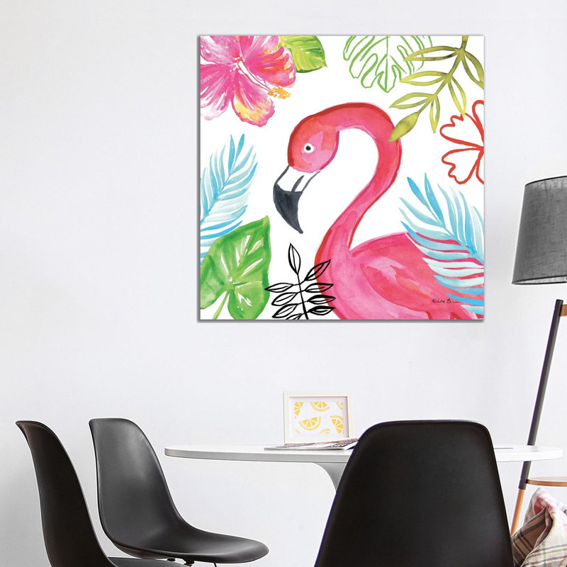 Tropicana IV 1 Piece Wrapped Canvas Painting, 93.98 cm H x 93.98 cm W