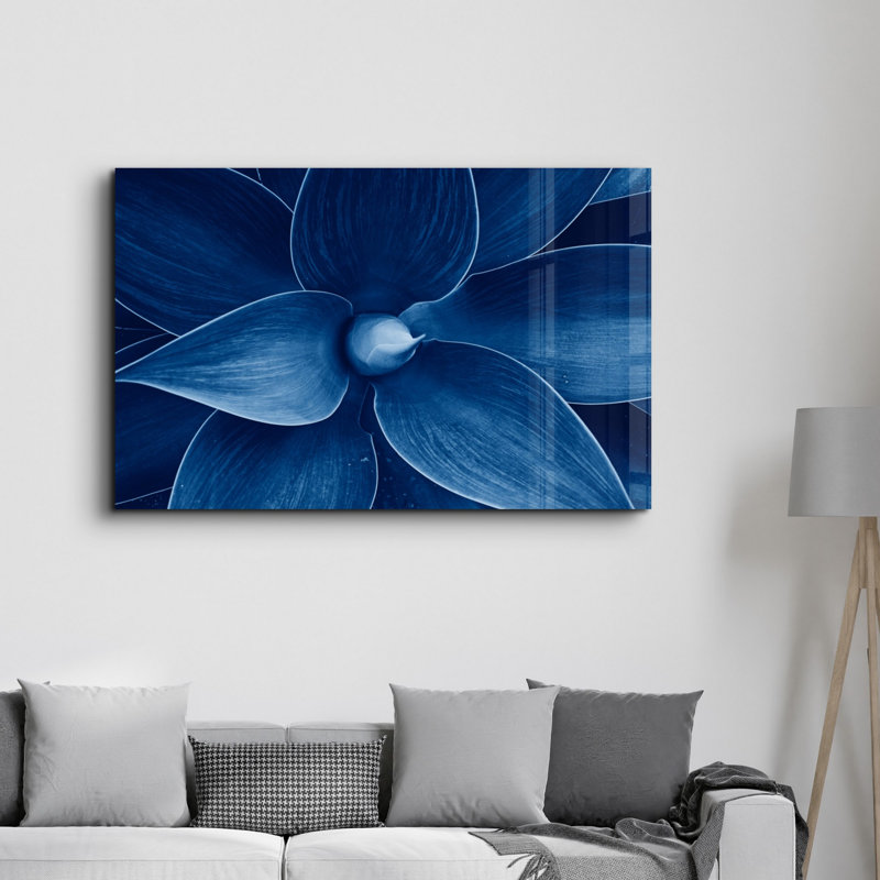 Élégante peinture murale en verre trempé de 13,8 po x 21,7 po | 100% verre trempé, épaisseur: 0,16 pouce | Imprimé UV pour des couleurs éclatantes | Parfait pour la décoration intérieure, le salon et les espaces de bureau