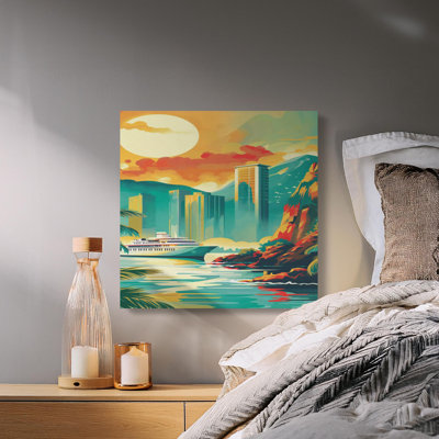 1 Piece Wrapped Canvas Wall Art Set