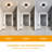 1-Light 7In Crystal Flush Mount Ceiling Light