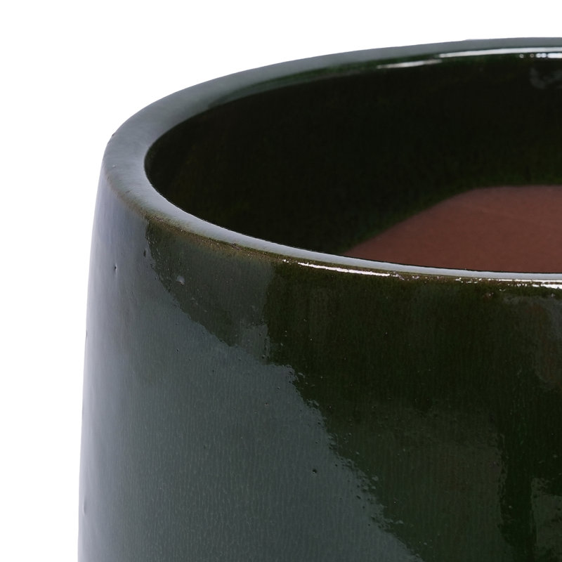 4 pots de fleurs en céramique antiques, toutes saisons, avec drainage intégré pour la croissance des racines, conception moderne, divers réglages, l 14,04 po x l 12,04 po, pot de fleurs lustré de 35,94 lb et givre