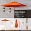 Outsunny Garden Parasol Umbrella-1476485974