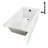 Streamline 66 in. x 32 in. Acrylic Right-Hand Drain Alcove Bathtub in Glossy White With External Drain-101700163