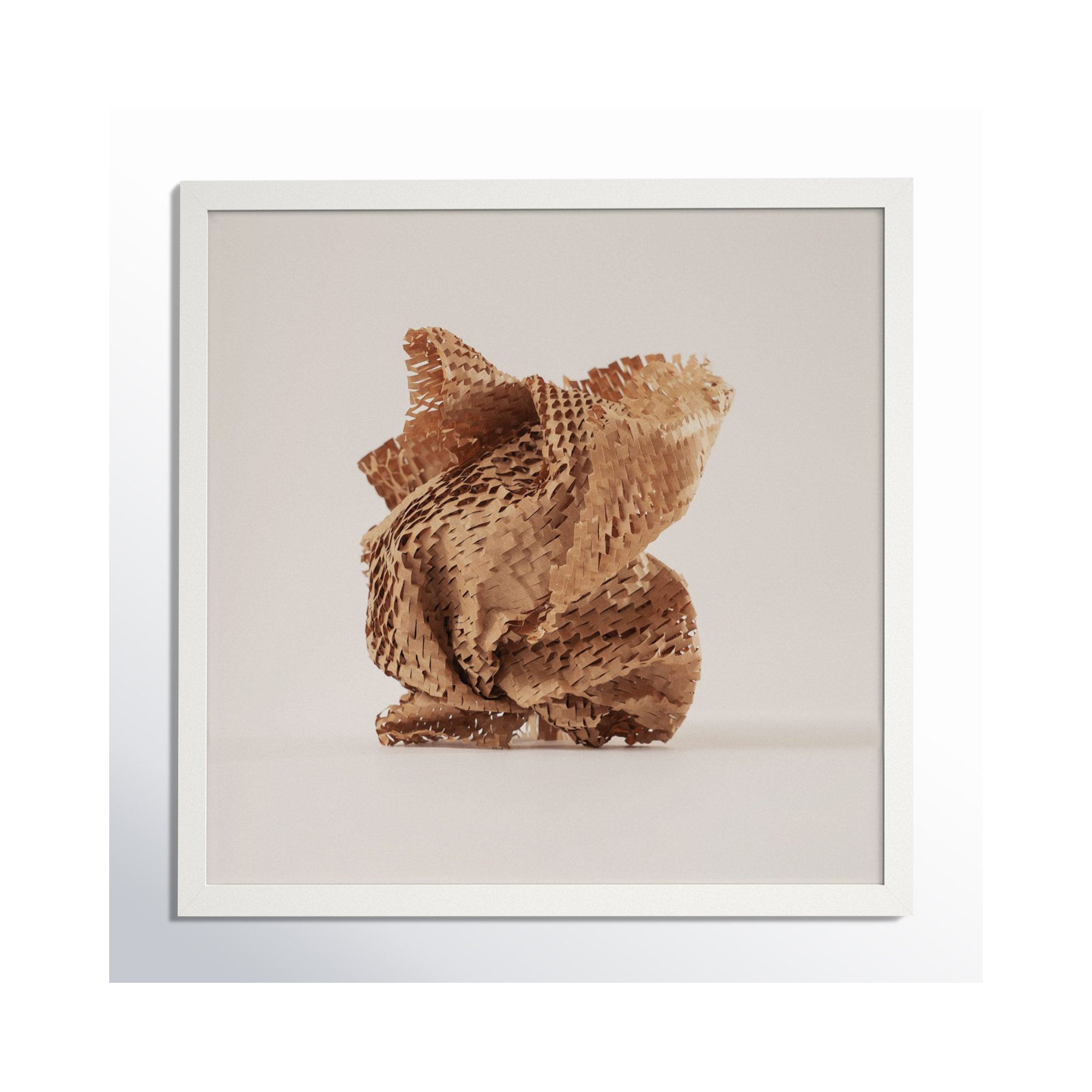 Unpackage 4 by Svetlana Smirnova, White, 16" H x 16" W x 1.25" D