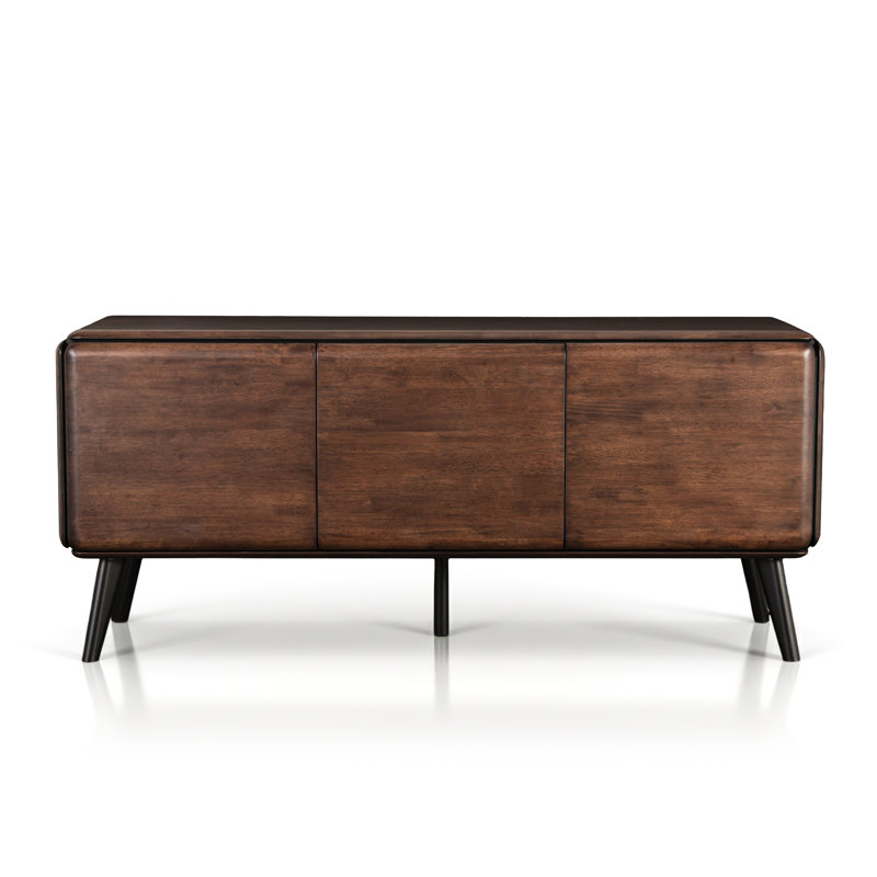 Rozella Solid Wood Server With Hidden Drawers And Shelves