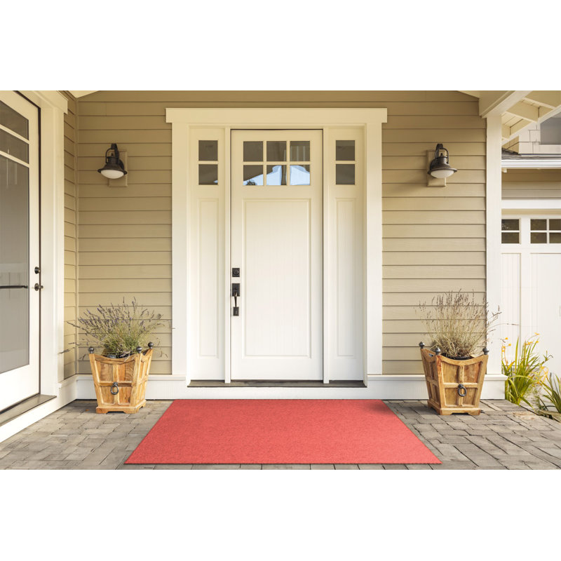 Non-Slip Outdoor Doormat, Dark Purple