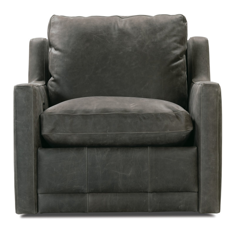 Sylvie Leather Swivel Recliner