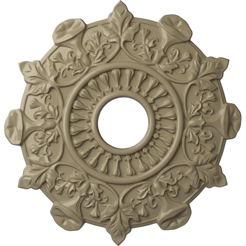 Médaillon de plafond H 17,5 po x l 17,5 po Preston, Désert de Gobi