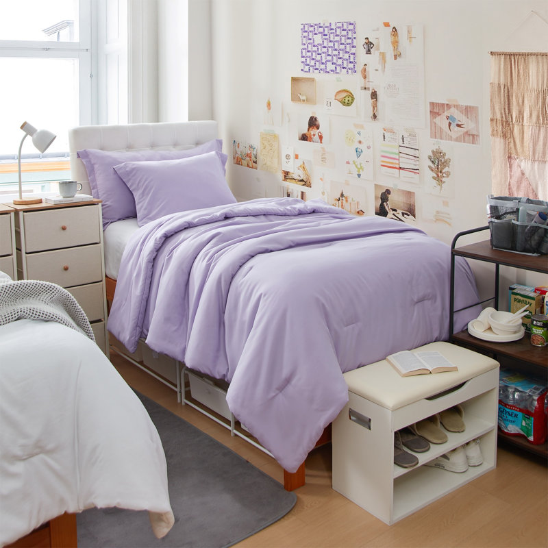 Ensemble d'édredon pour lit simple TG, Orchidée