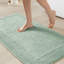 Tapis 100% coton 24 po x 36 po réversible 3000 g / m², velours moyen 0,5 po, lavable à la machine, option antidérapante-2053848853