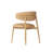 Olimpio Leather Upholstered Dining Chair, Light Brown