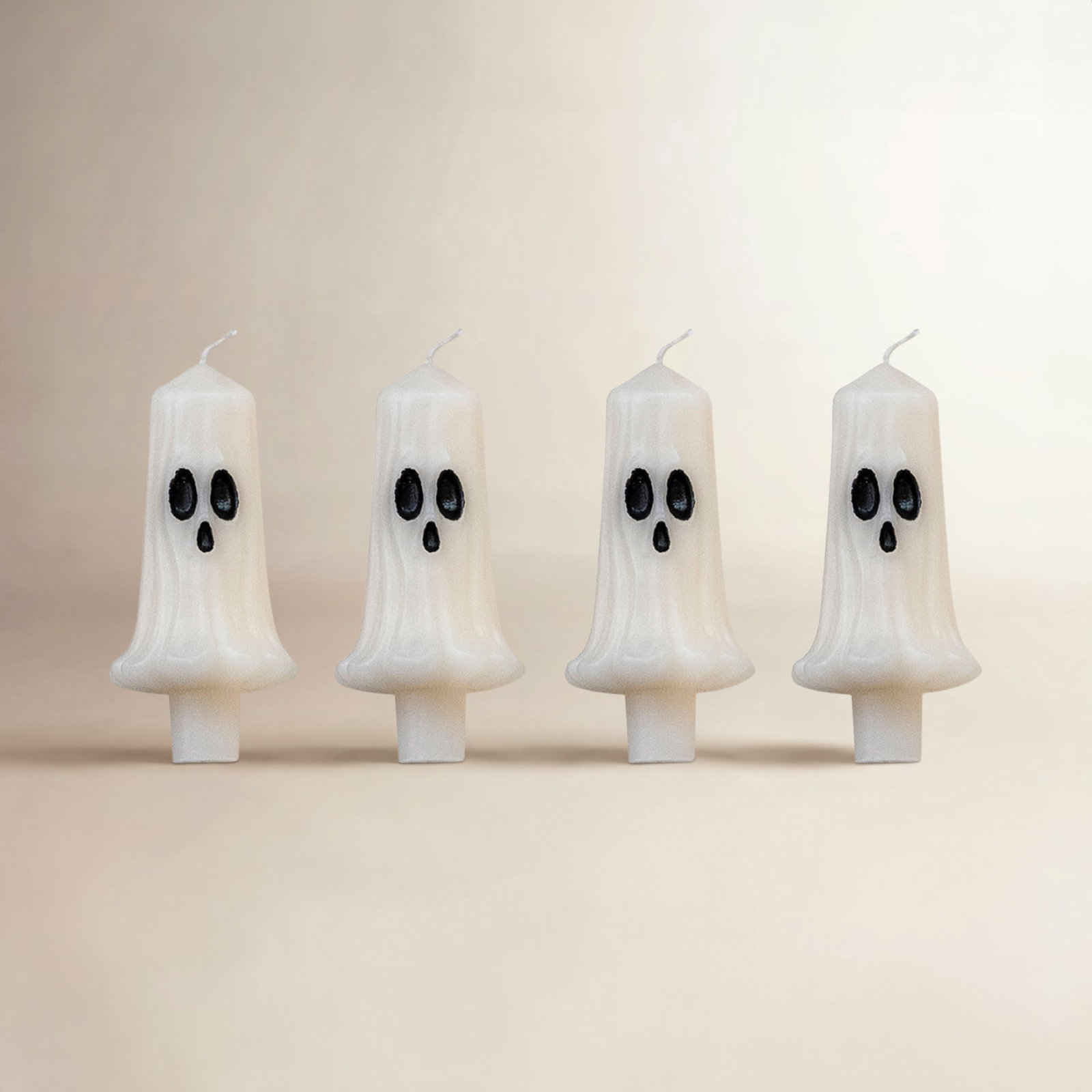 Unscented Ghost Taper Candle Set