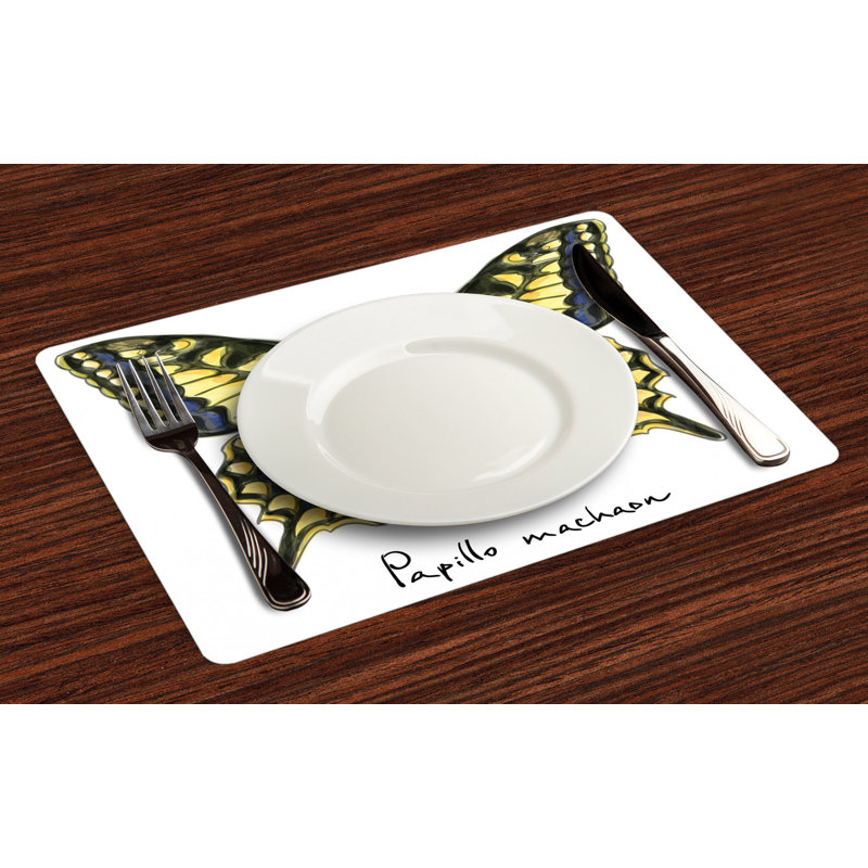 Récapitulatif 18,5" machaon papillon
