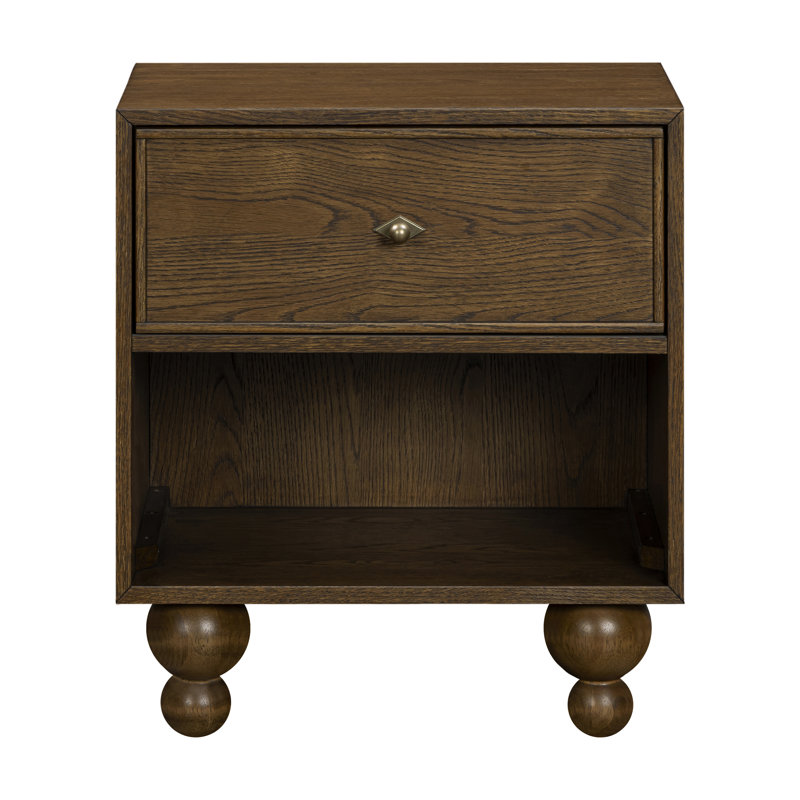 Astre Assembled Nightstand by Nate Berkus, Toffee