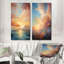 «Ocean Sunset Celestial Symphony», 2 pièces-861526413-861526423