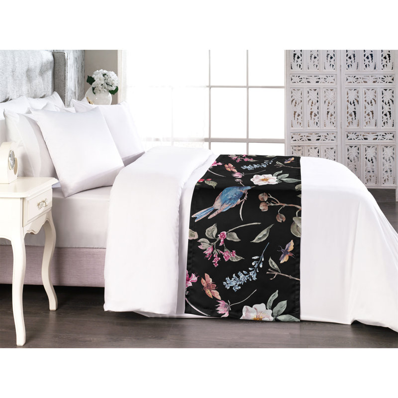 Foulard de lit Ambesonne Birds and Nature, Très grand lit