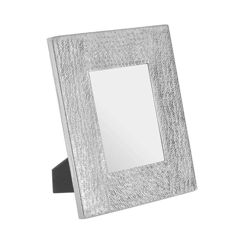 Phoebe Silver Metal Picture Frame, 28cm H x 23cm W x 3cm D