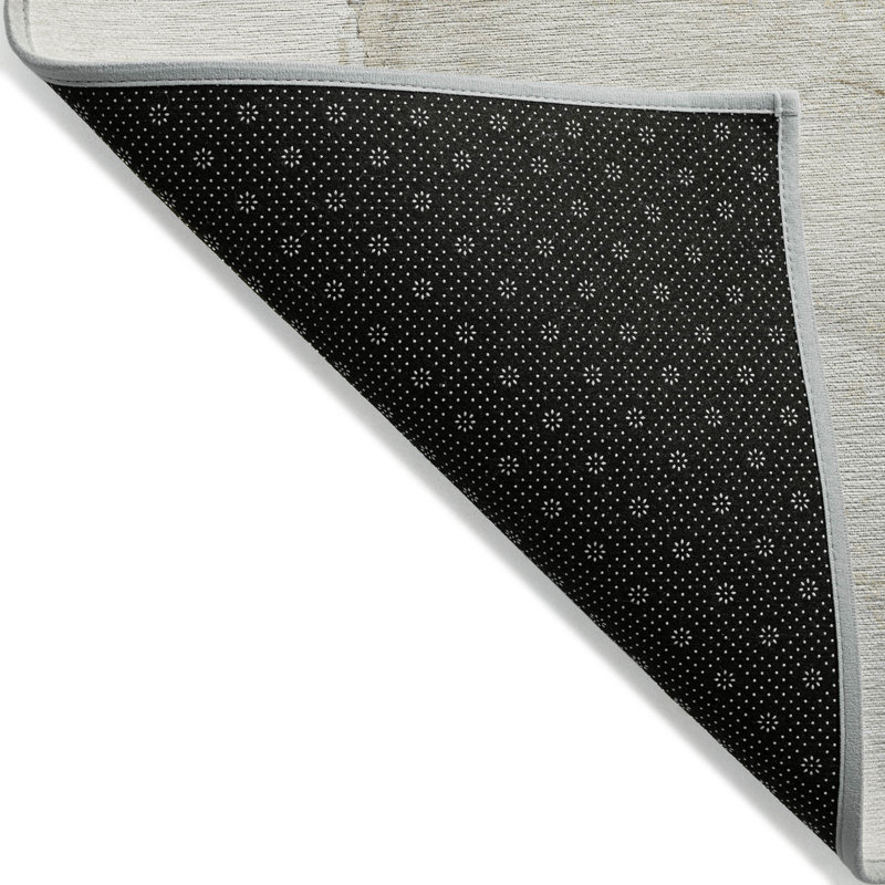 Tapis intérieur / extérieur en polyester tissé à la machine Alfonzo, Rectangle 1 pi 8 po x 2 pi 6 po