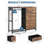 Armoire 6 tiroirs en tissu avec tringle-231123914